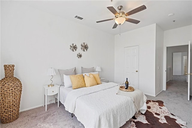 125 Draft Way, Placentia, CA 92870 - bedroom featuring carpet and a ceiling fan