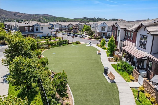 300 Farmhouse Dr Unit 3, Simi Valley, CA 93065 - view of property's community featuring a residential view, an area to practice putting, and a mountain view