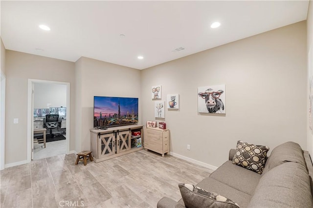 300 Farmhouse Dr Unit 3, Simi Valley, CA 93065 - living room featuring recessed lighting and wood finished floors
