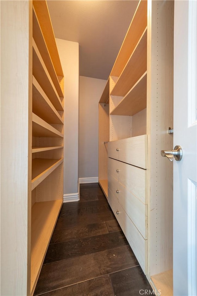 11253 Peach Grove St Unit 106, North Hollywood, CA 91601 - spacious closet featuring dark wood-style floors