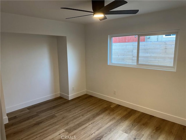 632 Truly Unit 634, Vista, CA 92084 - unfurnished room featuring a ceiling fan, wood finished floors, and healthy amount of natural light