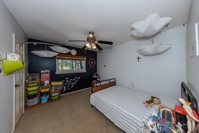 5035 Via Donaldo, Yorba Linda, CA 92886 - bedroom featuring carpet floors and a ceiling fan