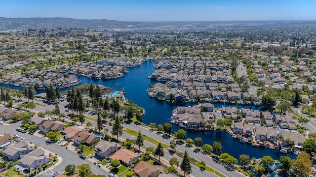 5035 Via Donaldo, Yorba Linda, CA 92886 - aerial perspective of suburban area with a nearby body of water