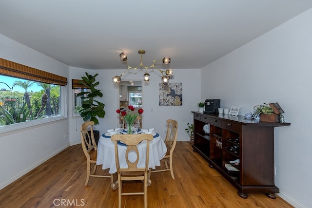 5035 Via Donaldo, Yorba Linda, CA 92886 - dining area featuring wood finished floors and baseboards