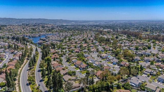 5035 Via Donaldo, Yorba Linda, CA 92886 - aerial overview of property's location with nearby suburban area and a large body of water