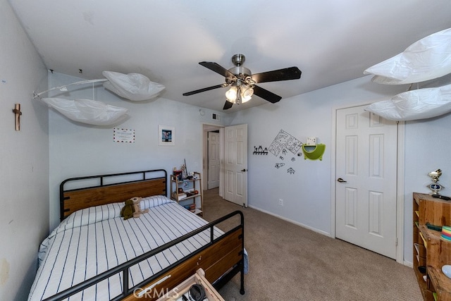 5035 Via Donaldo, Yorba Linda, CA 92886 - carpeted bedroom with ceiling fan and baseboards