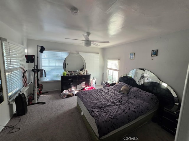 3424 E Cesar E Chavez Ave, Los Angeles, CA 90063 - bedroom featuring ceiling fan and carpet flooring