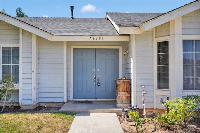 13491 Solitude Cir, Victorville, CA 92392 - entrance to property with roof with shingles