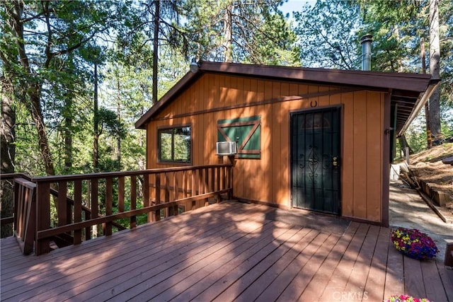 22490 Rockwell Rd, Cedarpines Park, CA 92322 - view of wooden terrace