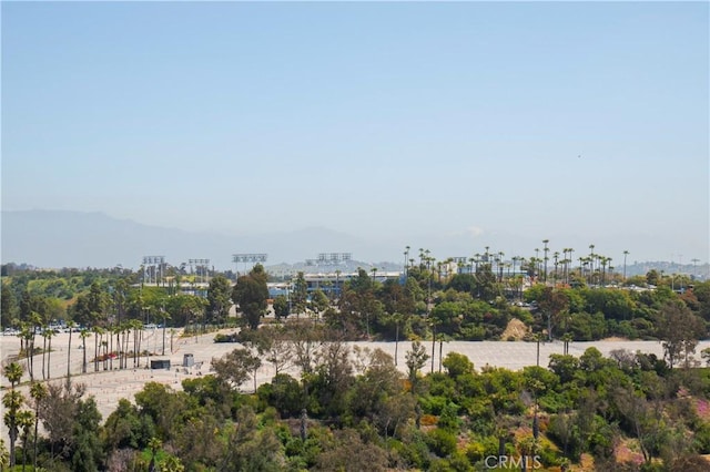 1029 White Knoll Dr, Los Angeles, CA 90012 - aerial view of a mountainous background