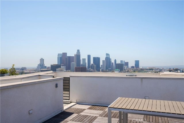 1029 White Knoll Dr, Los Angeles, CA 90012 - balcony with a skyline view
