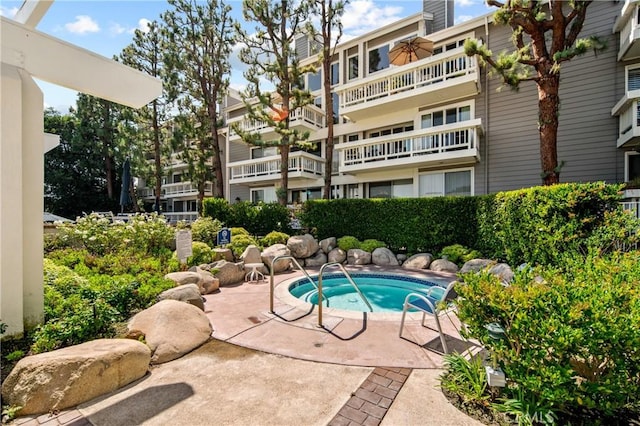 13078 Mindanao Way Unit 211, Marina Del Rey, CA 90292 - view of pool featuring a hot tub