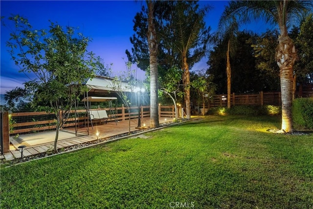 918 Reposado Dr, La Habra Heights, CA 90631 - view of fenced backyard