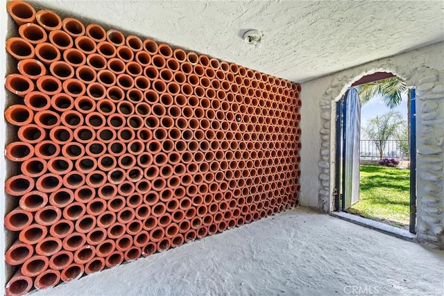 918 Reposado Dr, La Habra Heights, CA 90631 - wine area with a textured ceiling and carpet flooring