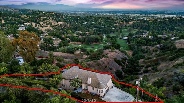 918 Reposado Dr, La Habra Heights, CA 90631 - view of subject property with property parcel outlined