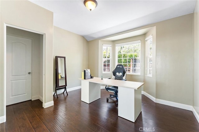 918 Reposado Dr, La Habra Heights, CA 90631 - office featuring dark wood-type flooring
