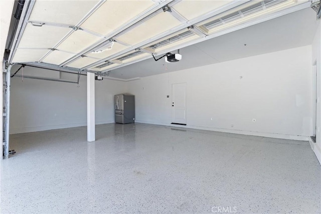 918 Reposado Dr, La Habra Heights, CA 90631 - garage with freestanding refrigerator