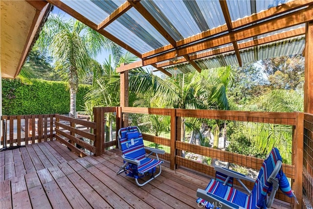 918 Reposado Dr, La Habra Heights, CA 90631 - view of wooden terrace