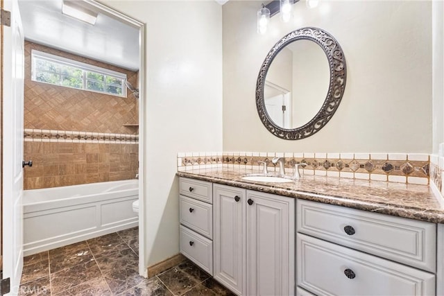 918 Reposado Dr, La Habra Heights, CA 90631 - bathroom with vanity and tub / shower combination