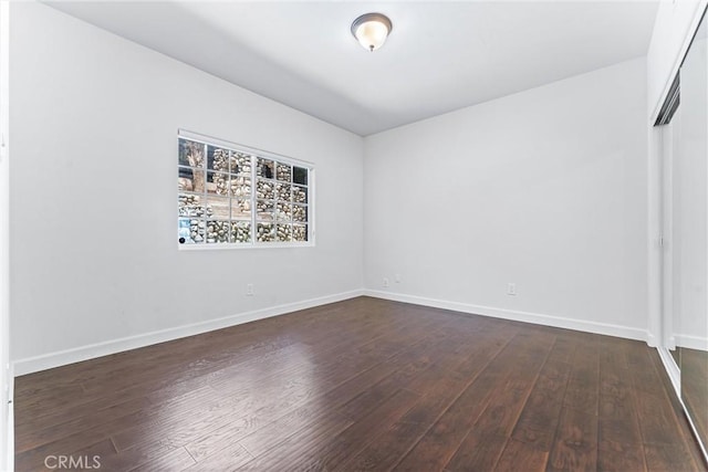 918 Reposado Dr, La Habra Heights, CA 90631 - spare room featuring dark wood-type flooring and baseboards