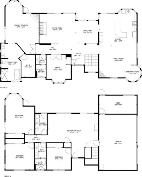 918 Reposado Dr, La Habra Heights, CA 90631 - view of property floor plan