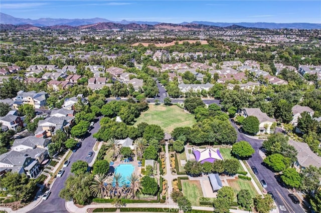 29 Hinterland Way, Ladera Ranch, CA 92694 - aerial view of property's location featuring a mountainous background and nearby suburban area
