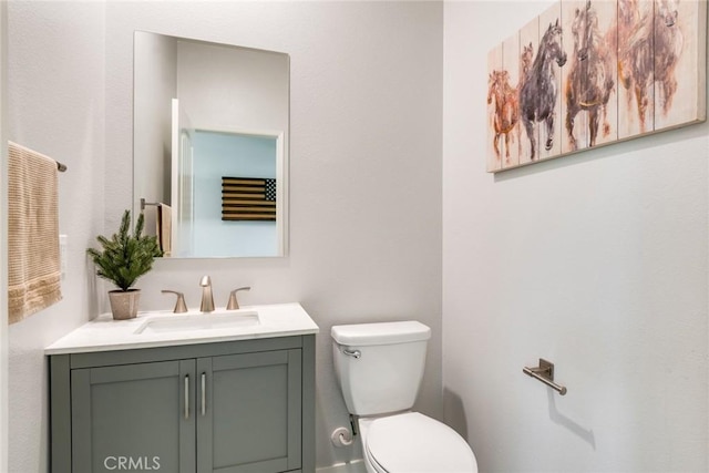 4989 River Ash Way, Fontana, CA 92336 - half bathroom with vanity and toilet