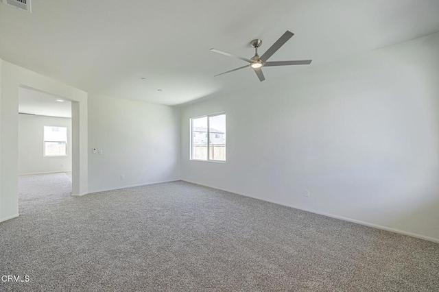 3016 Via Bella Rosa Ave, Rosamond, CA 93560 - carpeted spare room with a ceiling fan and baseboards