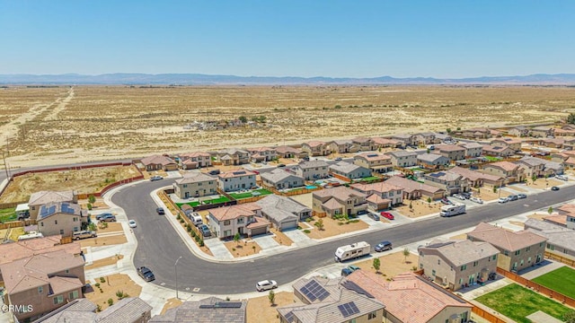 3016 Via Bella Rosa Ave, Rosamond, CA 93560 - aerial view of residential area with a mountainous background