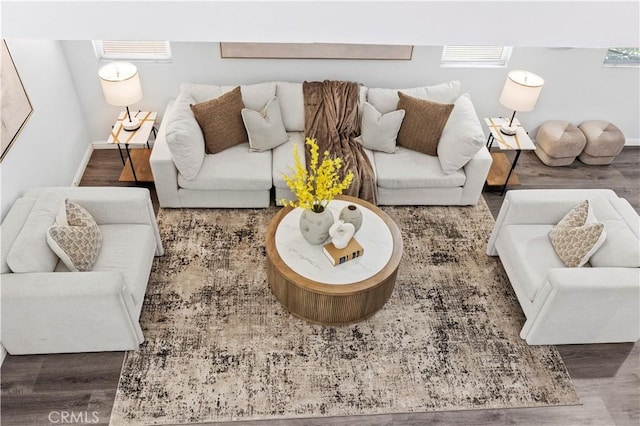 6219 S Kingsmill Ct, Fontana, CA 92336 - living room with wood finished floors and baseboards