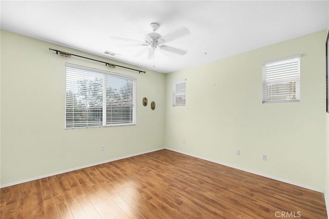 35842 Ellison Ln Unit 2, Murrieta, CA 92562 - spare room with wood finished floors and ceiling fan