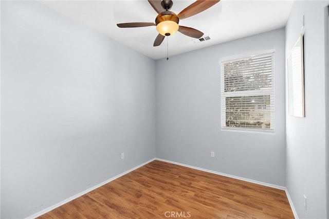 35842 Ellison Ln Unit 2, Murrieta, CA 92562 - spare room featuring wood finished floors and a ceiling fan