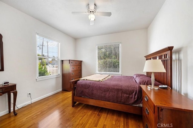 215 S Mason St, Arroyo Grande, CA 93420 - bedroom featuring wood finished floors and ceiling fan