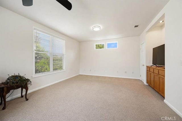 215 S Mason St, Arroyo Grande, CA 93420 - empty room featuring light colored carpet and a ceiling fan