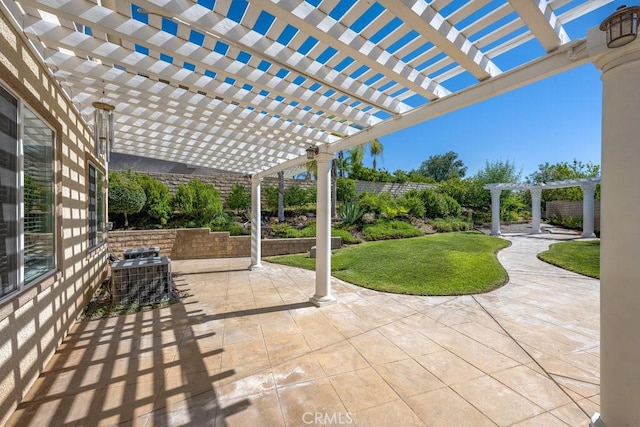 30118 Galbreth Ct, Castaic, CA 91384 - view of patio / terrace featuring a pergola