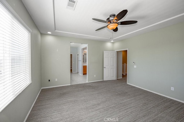 30118 Galbreth Ct, Castaic, CA 91384 - spare room featuring ceiling fan, carpet floors, and healthy amount of natural light