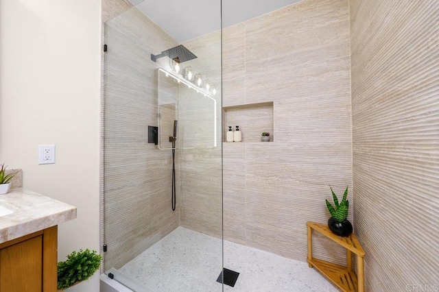 6270 Meadowcrest Dr, La Mesa, CA 91942 - full bathroom featuring a walk in shower and vanity