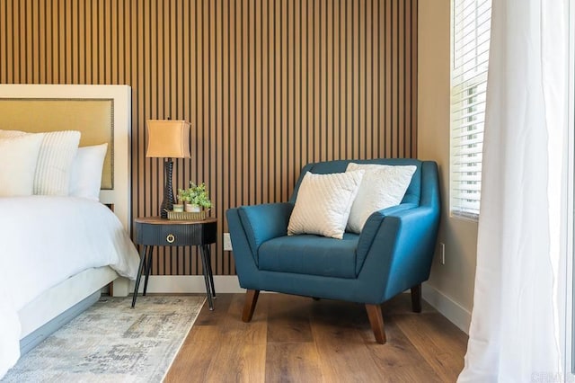6270 Meadowcrest Dr, La Mesa, CA 91942 - bedroom with wood finished floors and baseboards