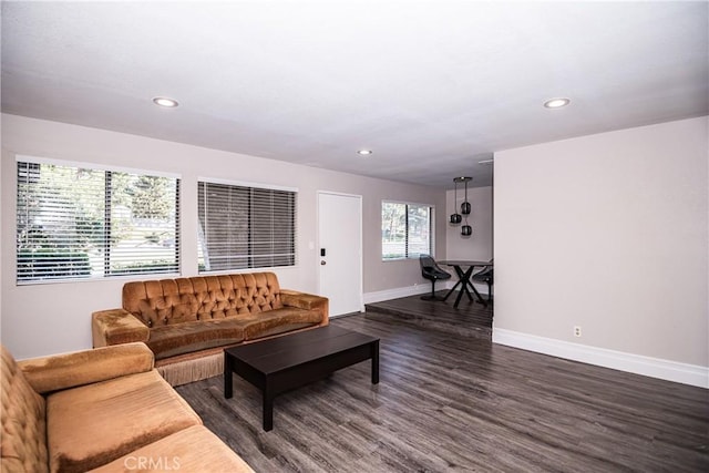 1000 Central Ave Unit 19, Riverside, CA 92507 - living room with wood finished floors and recessed lighting