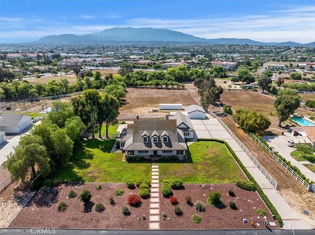 31655 Pio Pico Rd, Temecula, CA 92592 - aerial view of property and surrounding area featuring mountains