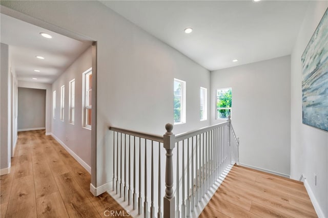 8 Caltrop Way, Ladera Ranch, CA 92694 - hall featuring light wood-type flooring and recessed lighting