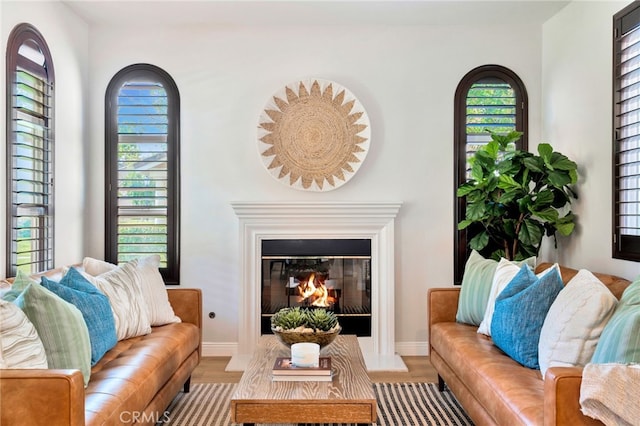 8 Caltrop Way, Ladera Ranch, CA 92694 - living room with wood finished floors and baseboards