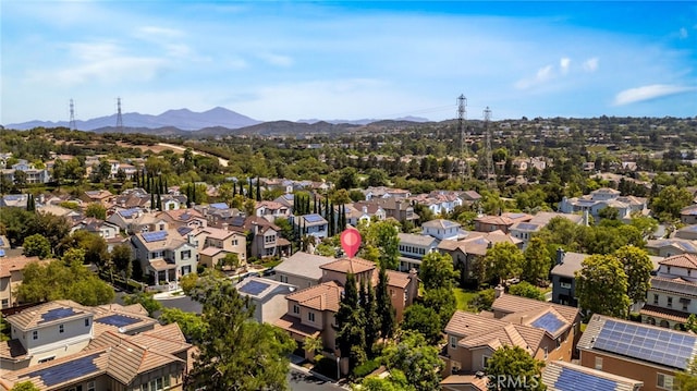 8 Caltrop Way, Ladera Ranch, CA 92694 - aerial perspective of suburban area with a mountainous background