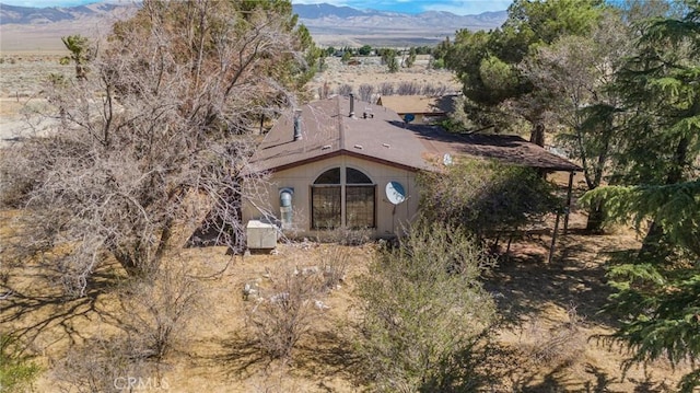 49750 Three Points Rd, Lancaster, CA 93536 - rear view of house with a mountain view