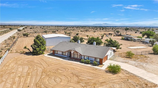 9191 White Rd, Phelan, CA 92371 - overview of rural landscape with a desert landscape and mountains