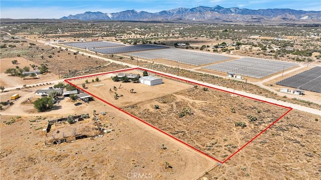 9191 White Rd, Phelan, CA 92371 - overview of rural landscape featuring property boundaries highlighted