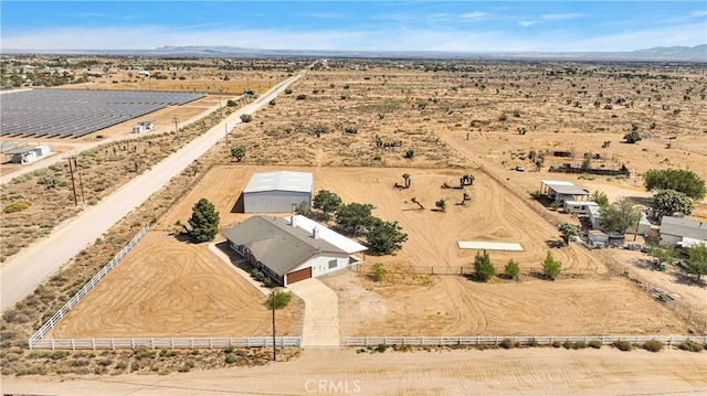 9191 White Rd, Phelan, CA 92371 - overview of rural landscape with a mountain backdrop and a desert landscape