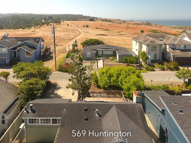 569 Huntington Rd, Cambria, CA 93428 - aerial perspective of suburban area