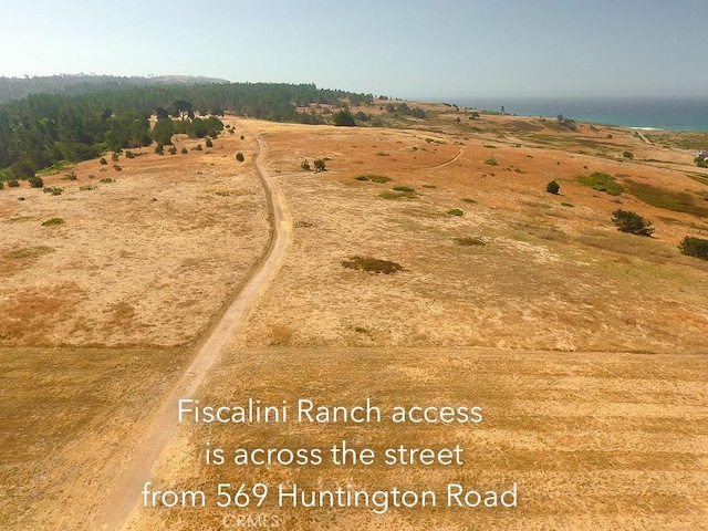 569 Huntington Rd, Cambria, CA 93428 - overview of rural landscape