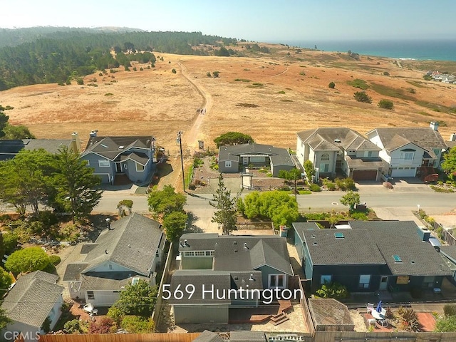 569 Huntington Rd, Cambria, CA 93428 - aerial perspective of suburban area